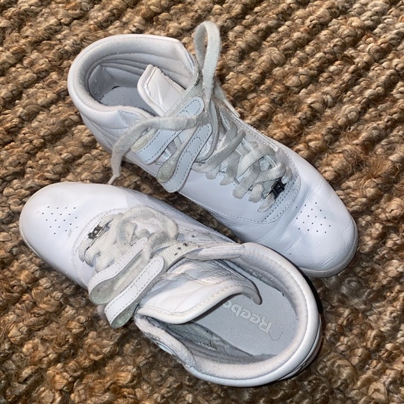 Reebok White High-Top Sneakers - Picture 2 of 6